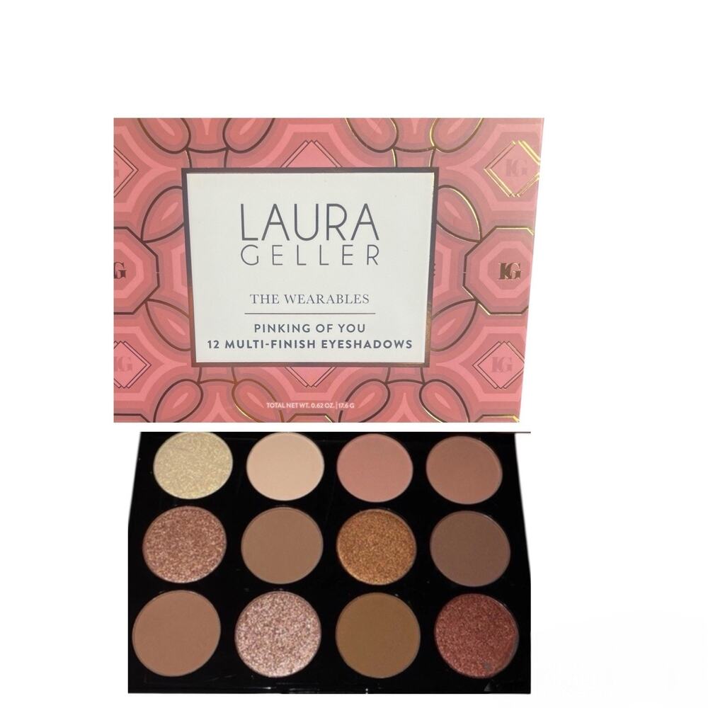 LAURA GELLER The Wearables Eyeshadow Palette Pinking Of You Shimmer Matte 0.62oz